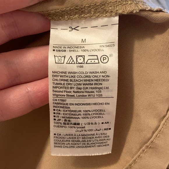 GAP x PERFECT FOR SPRING! Army / Military Jacket | Cinched Tie Waist / EUC - Picture 6 of 8